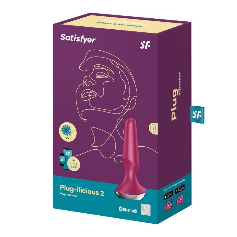 Korek analny wibrujący satisfyer plug ilicius 2